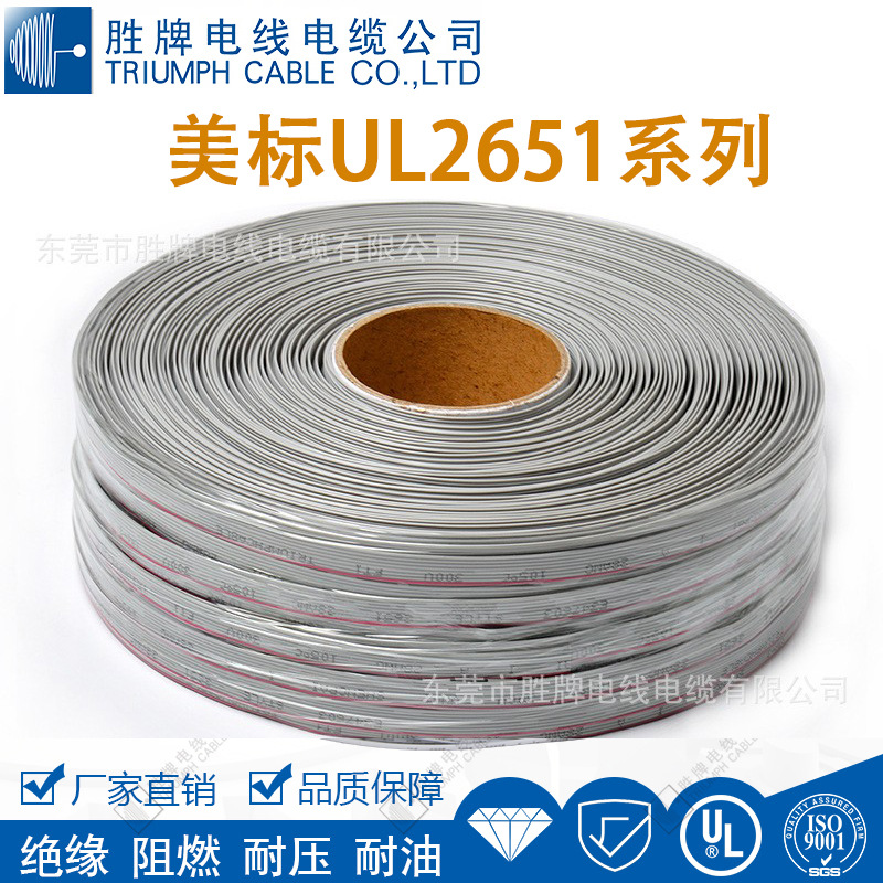 领胜 UL2651红边灰排线2P-20P 电脑主板硬盘光驱内部数据连接线材