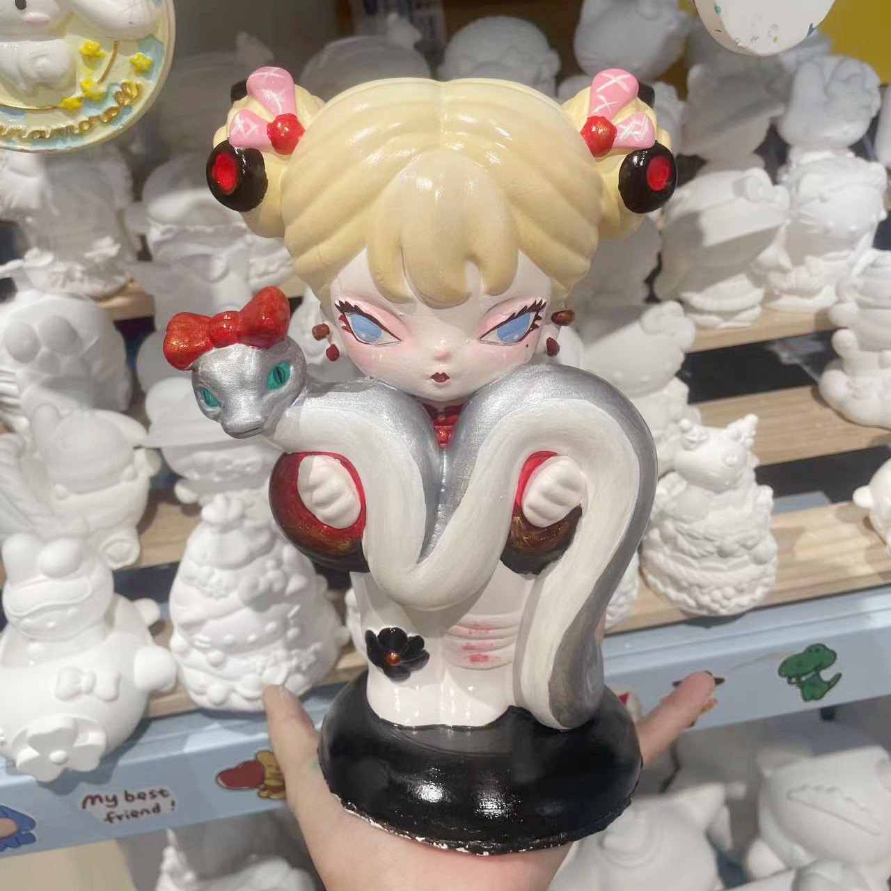 Doomsday Paradise 23cm 석고 인형 라텍스 몰드