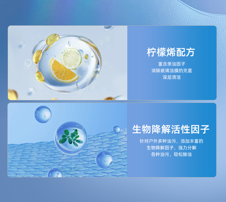 Car Glass Oil Film Remover, Third-Generation Crystal Coating Water-Repellent Cleaner, 100ml Oil Film Wiper