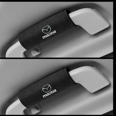 Sürətlər qutusu və əl tormozu başlıqları car door handle protective cover - mazda-black-suede-pull-gloves-pair