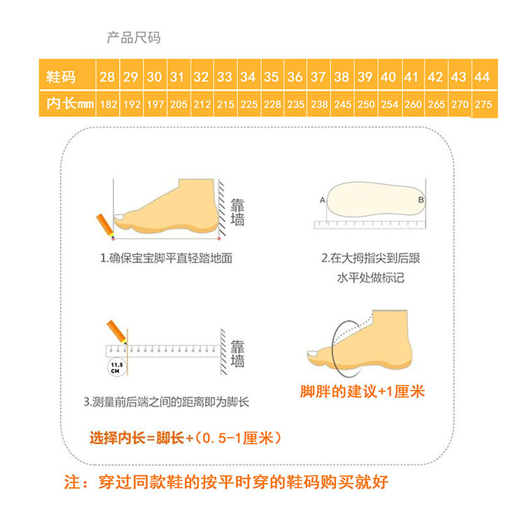 下单前一定要量内长