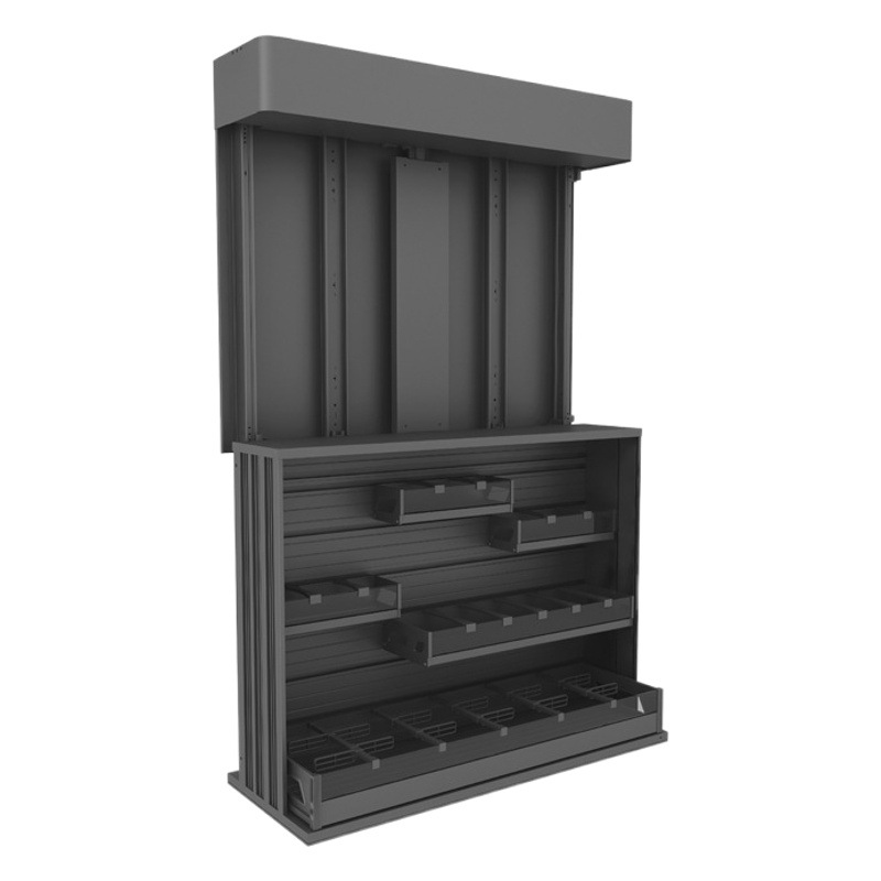 Cesta de elevación inteligente de voz con control de voz eléctrico, táctil, gabinete de cocina multifuncional, almacenamiento, estante de condimentos, canasta de tazón