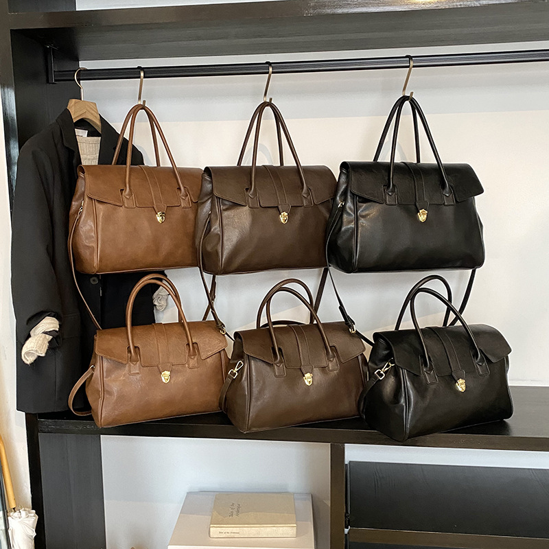 Bolsas de moda simple temperamento de cuero suave viaje de hombro mochila de gran capacidad transfronteriza bolsos de mano mujeres image 9