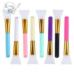 硅膠面膜刷DIY自製面膜刷美容院專用調膜棒硅膠軟頭美妝工具批發