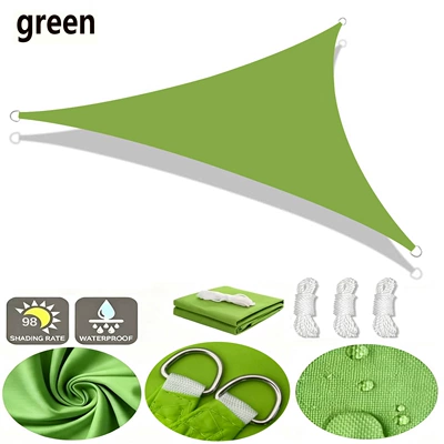 Avtomobil yan çətirləri: Sunshade Sail, Yard - green-2x2x2m