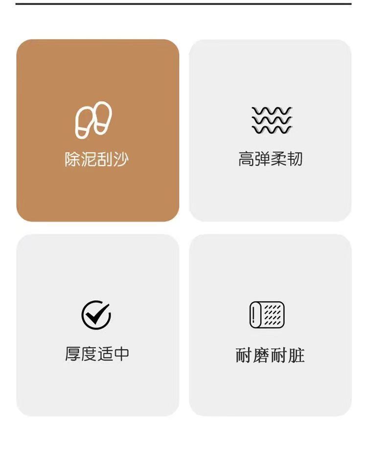 Home Floor Mat Cartoon Piggy Entrance Entrance Semi-round Foot Mat Home Scraping Mud and Soil Anti-slip Silk Ring Floor Mat