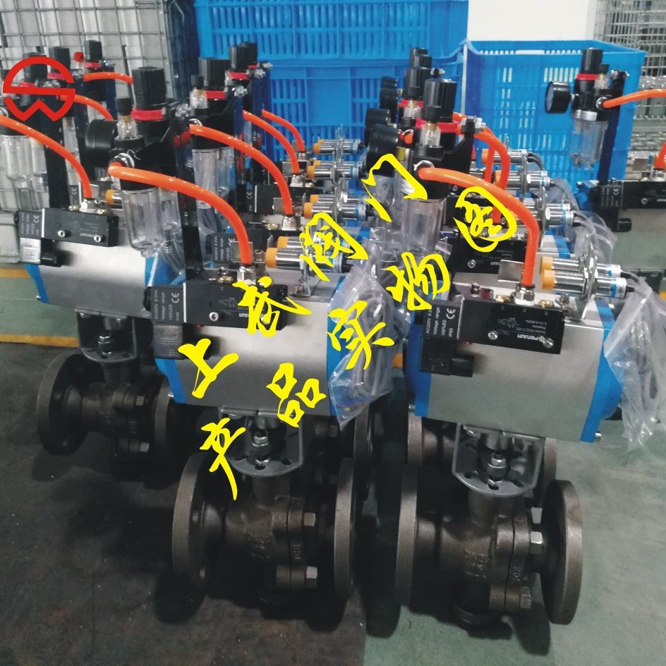 Q641F气动法兰球阀