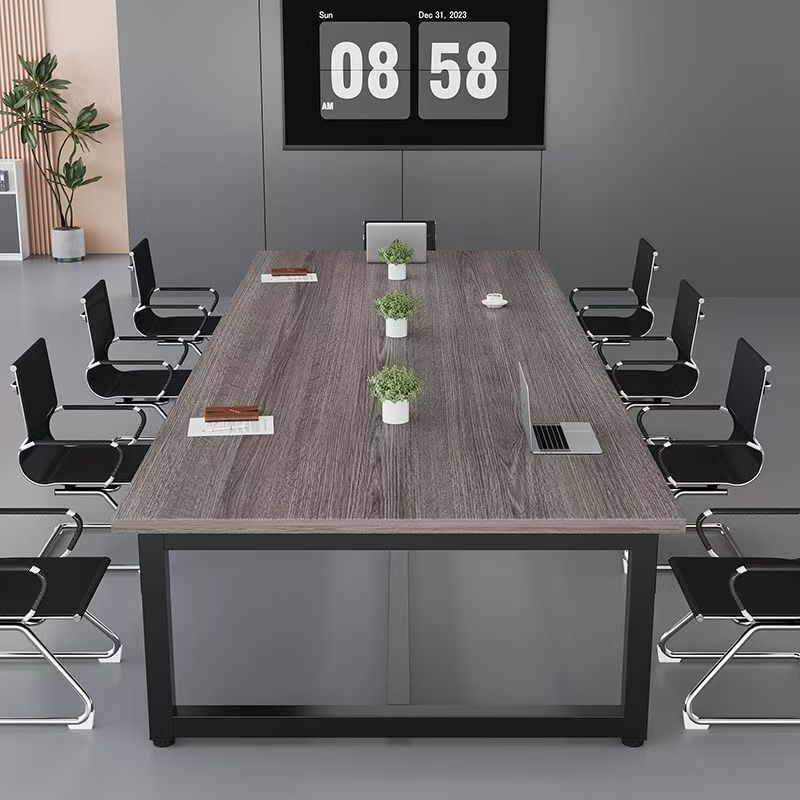 Mesa de conferencias Mesa larga Mesa de oficina moderna simple Mesa de oficina rectangular Mesa grande Mesa de negociación Mesa de entrenamiento Mesa de trabajo