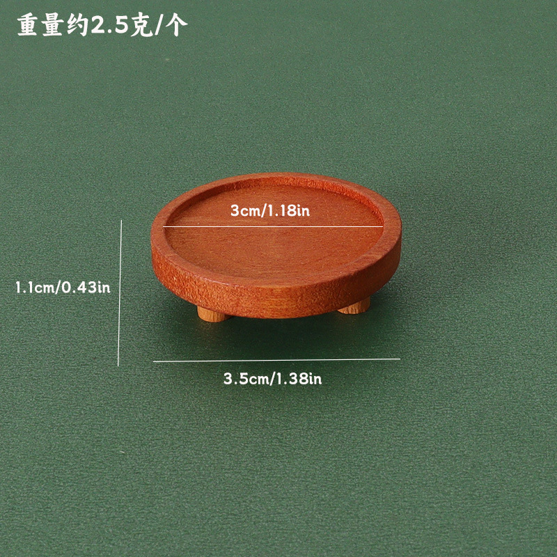DOLLHOUSE ミニチュアトレイシリーズ シンプルな収納ディナープレート ドールハウス キッチンシーン モデルアクセサリー 装飾品|undefined