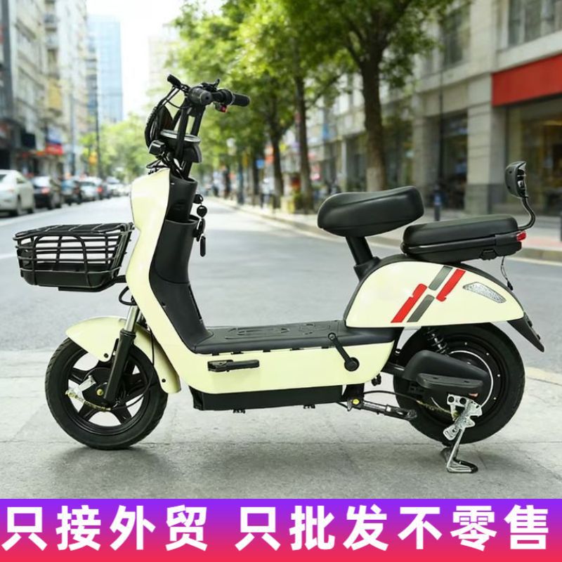 Comercio exterior transfronterizo Bicicleta eléctrica Fabricante de coches de batería para adultos Soporte al por mayor Coche de batería de dos ruedas OEM personalizado