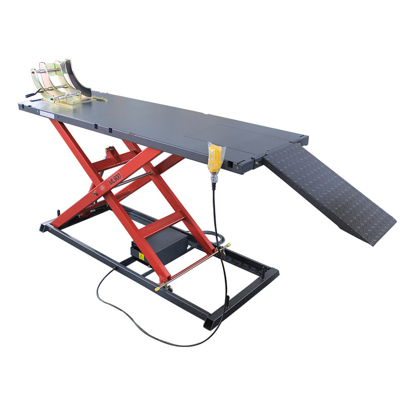 Reparación de motocicletas elevación de tijera mantenimiento plataforma de reparación de motocicletas