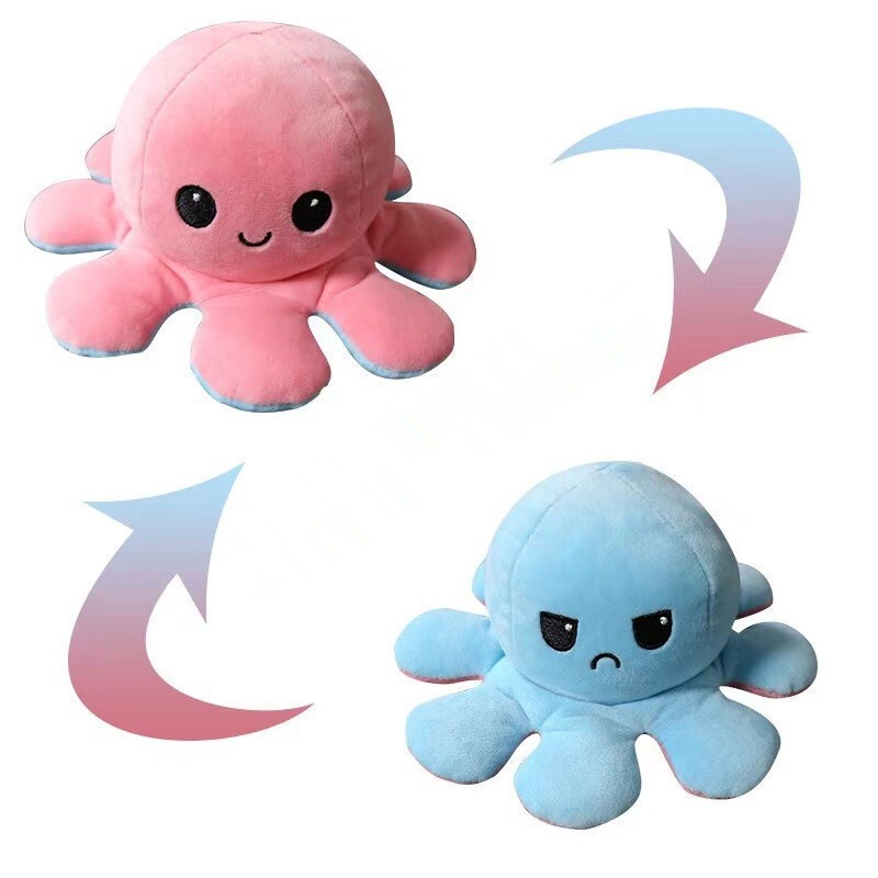 タコ八爪魚のぬいぐるみをひっくり返すことができます。|undefined