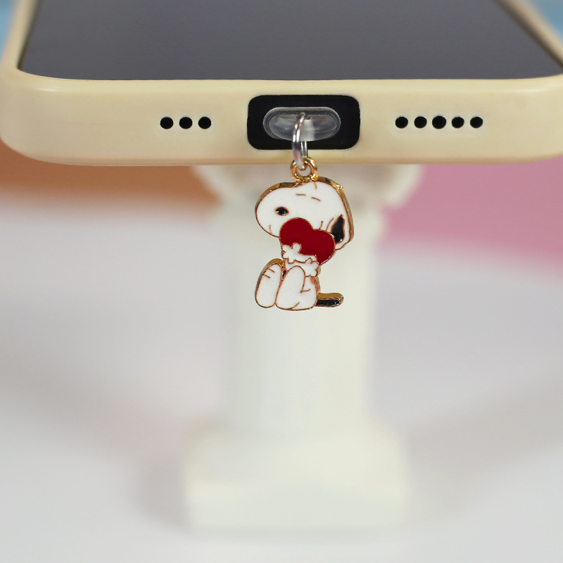 カスタマイズされたかわいい携帯電話防塵プラグプラグチャーム充電ポートダストキャップ携帯電話ペンダント卸売|undefined