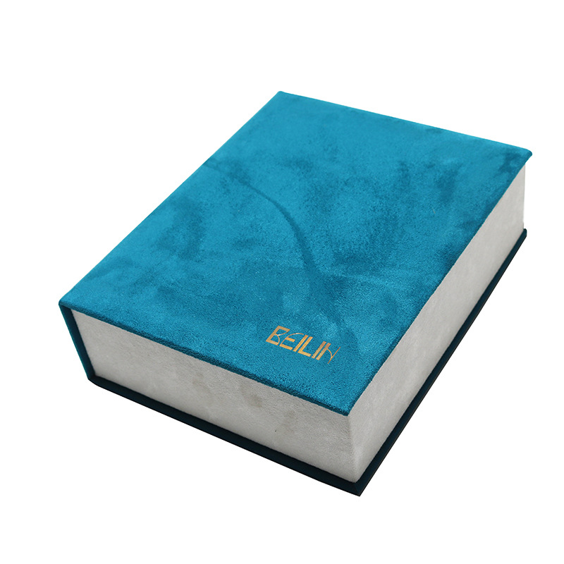 Caja de regalo en forma de libro de moda caja de regalo de Navidad caja de regalo cosmética de perfume de gamuza estilo ins image 4