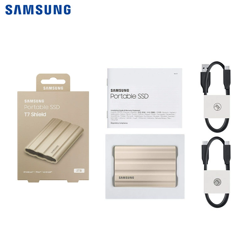Suitable for Samsung 1TB 2TB Type-C USB3.2 mobile solid-state hard drive PSSD T7 Shield
