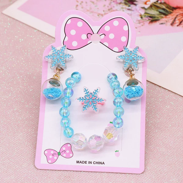 Blue set, with snowflakes