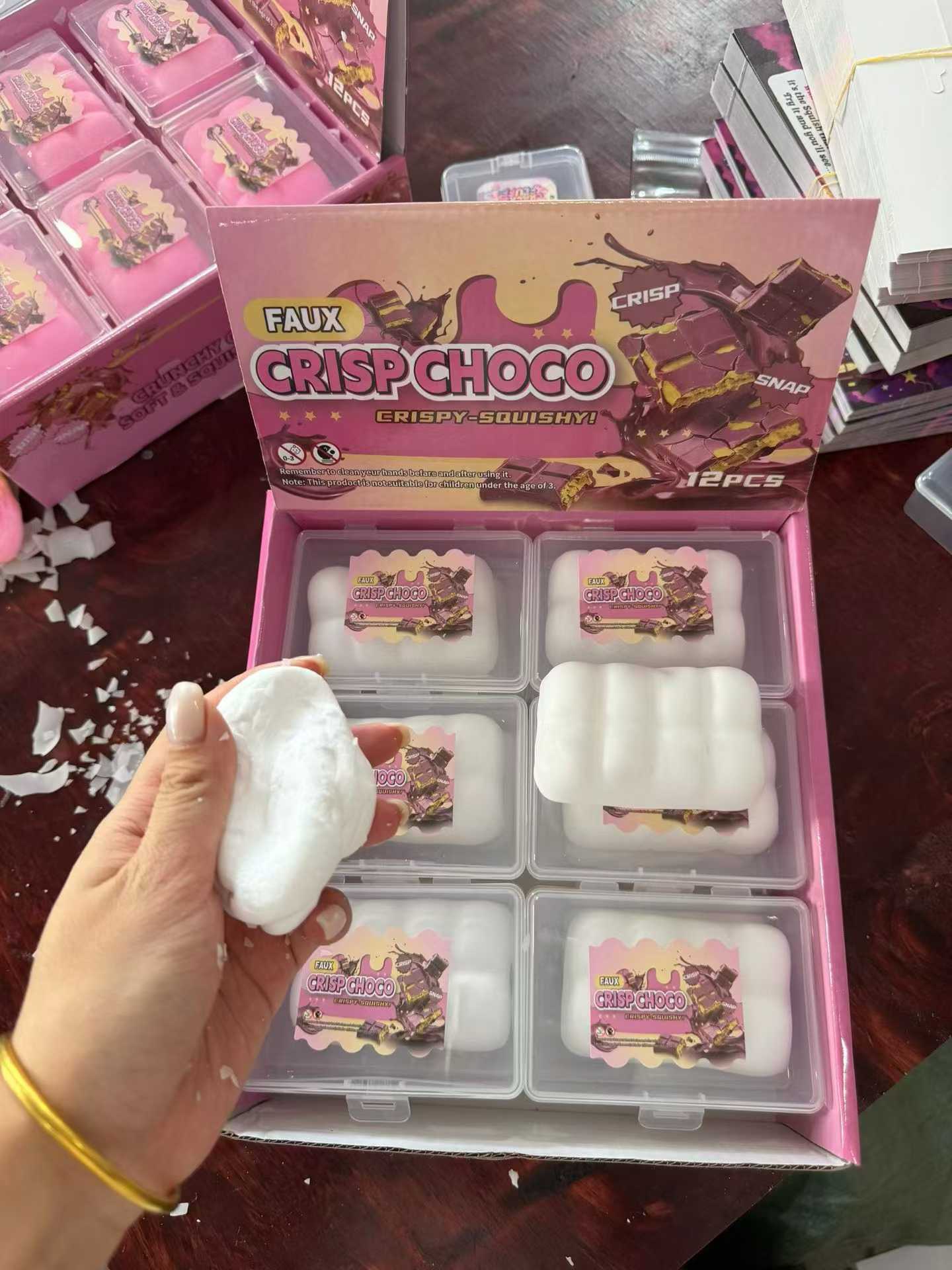 Explosiones transfronterizas juguetes descompresivos TK crochet pellizco le donut garras de gato curar juguetes descompresivos fábrica al por mayor