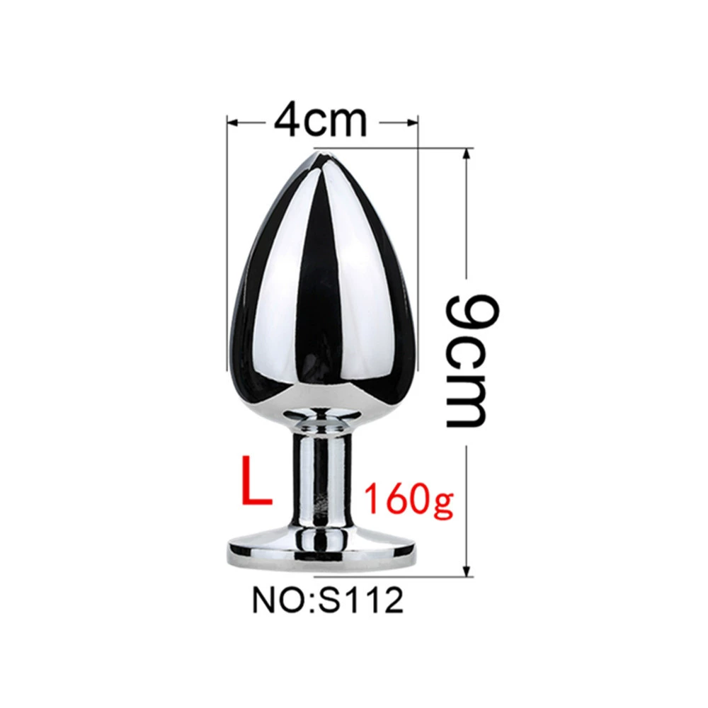 Detachable Anal Plug Heads, Silicone & Metal Options, Multiple Shapes and Sizes