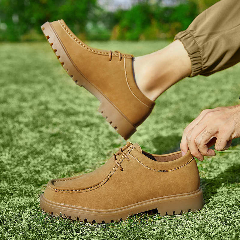 Кенгуру, классические туфли, японская обувь для отдыха для кожаной обуви для скалозалания, из натуральной кожи