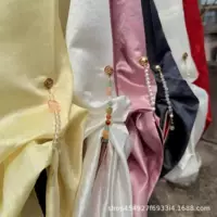 Весенне-летние магнитные запонки Hanfu, повседневные элементы Han, ветрозащитная передняя планка, брюки, фиксация ног, манжеты с цепочкой и пряжкой