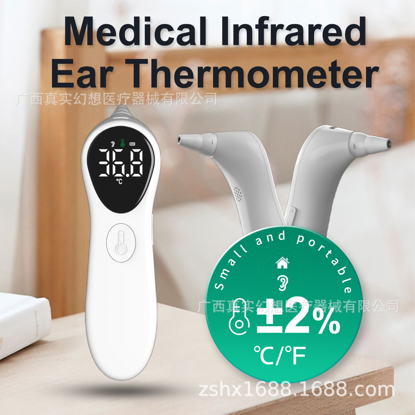 Source Factory Direct Supply Mini Forehead Thermometer Handheld Non-Contact Infrared Digital Thermometer Quick Test Ad815