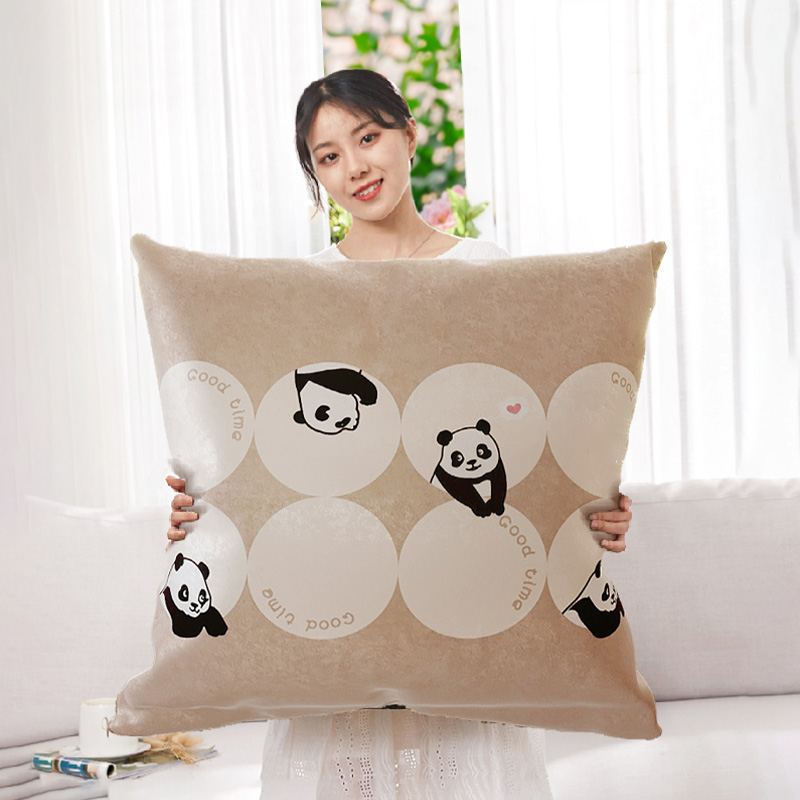 팬더 커뮤니티 브로케이드 베개