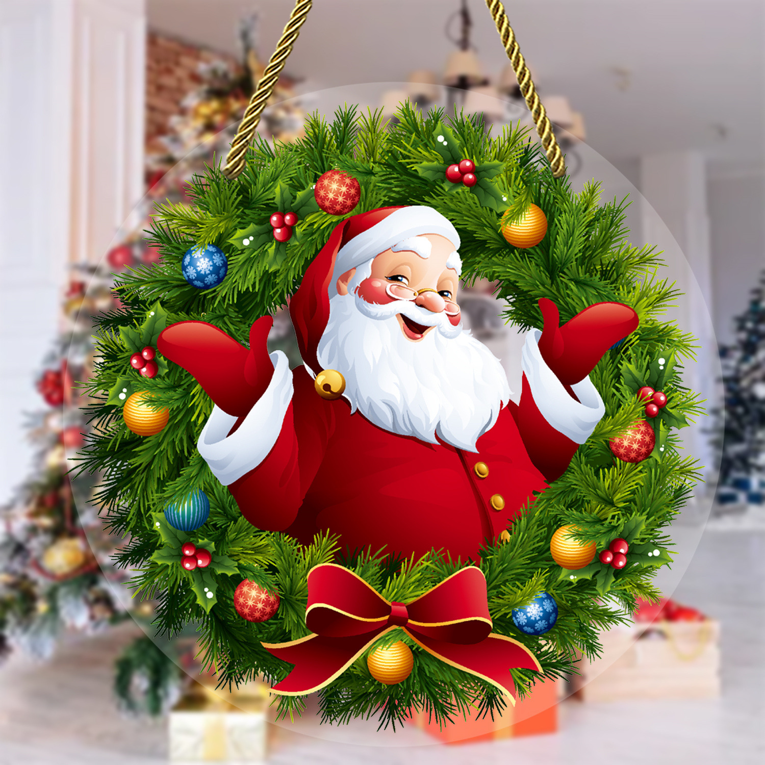 YK6040 노인을 위한 크리스마스 화환