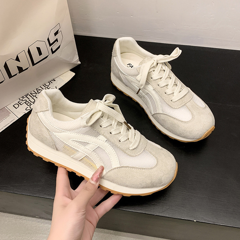 通気性メッシュドイツトレーニングシューズ女性のための 2025 新しい夏の人気の多用途フォレストシューズ学生スポーツとレジャースニーカー|undefined