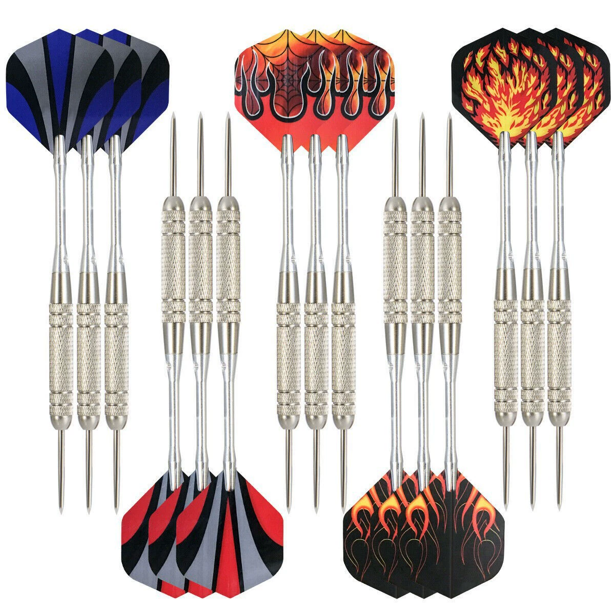 GOODARTS Knight darts 12 штук стальные наконечники, дротики, игла, игла-струна
