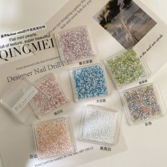 グリーンフレーバー多用途フラットミニノンピーリングカラフルパールジュエリーフラットフラット半円形ベージュ日本ネイルジュエリー