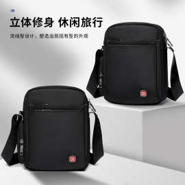 巴朗单肩包男士包包斜挎包男款帆布小背包2025新款时尚休闲男包