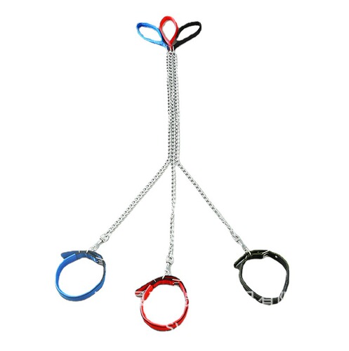Pet leash metal dog chain dog leash large, medium and small dog leash collar pet supplies wholesale