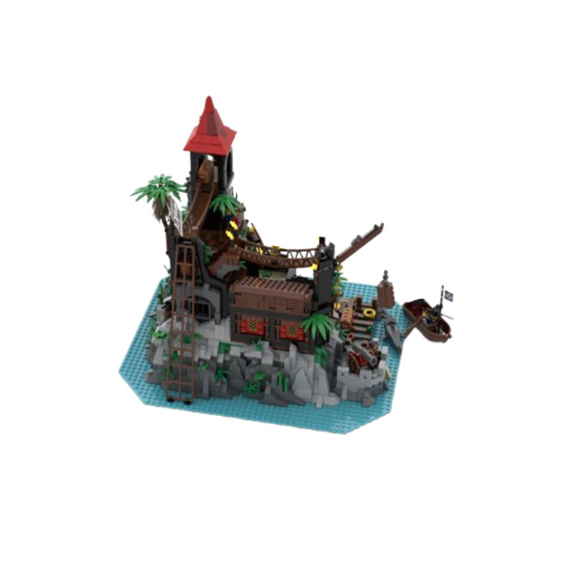 Pirate Castle Building Block Set Educational Construction Toy_voghion.com