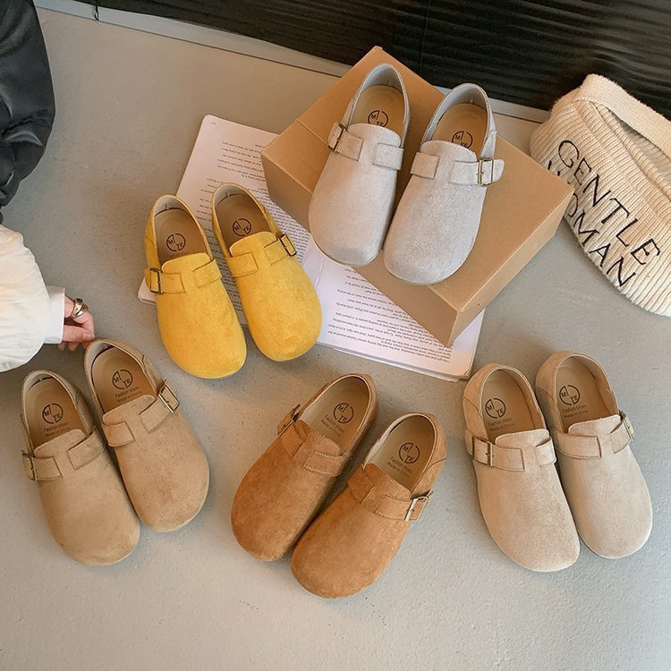 Mocasines Planos para Mujer de Piel Sintética para Primavera y Otoño