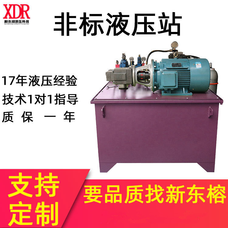 定制非标伺服液压站工程液压泵站控制系统 液压油缸液压动力单元