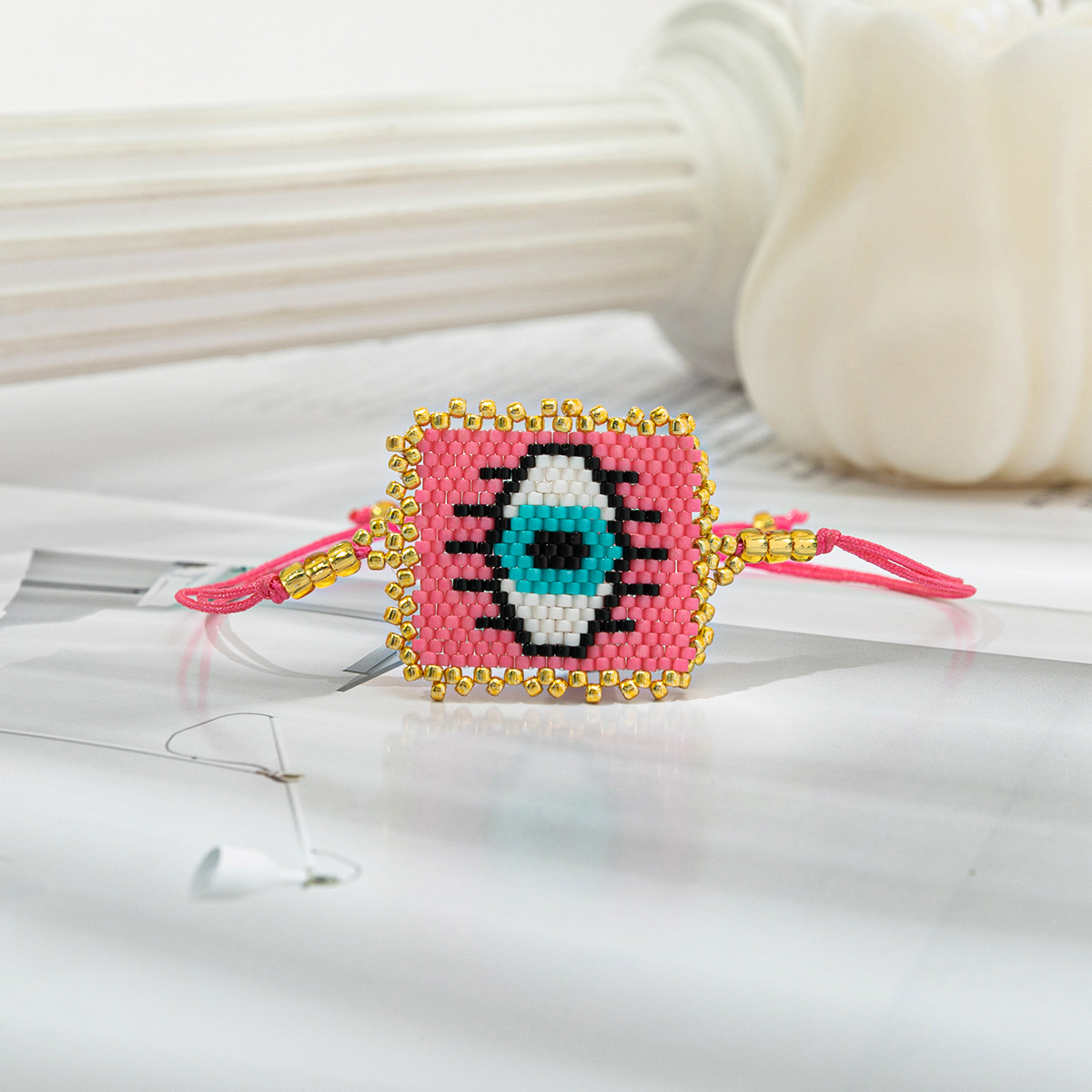 Lucky Evil Eye Red String Bracelet Protection Beaded Jewelry_voghion.com