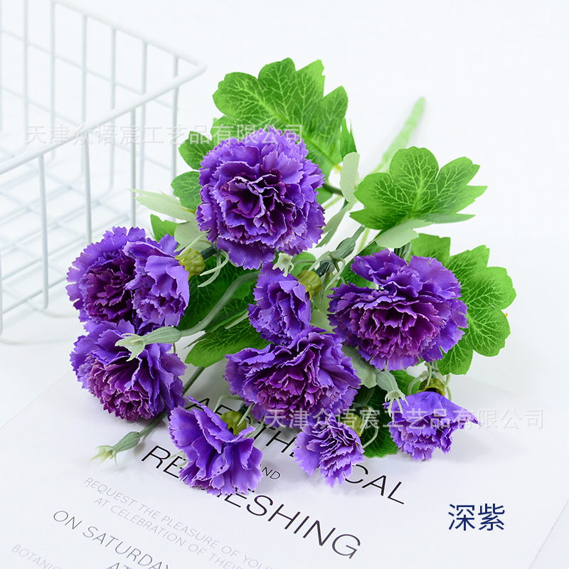 Simulación de 10 claves para decorar el hogar Día de la Madre Día del Maestro ramo de regalos de flores centro comercial tela de atmósfera festiva