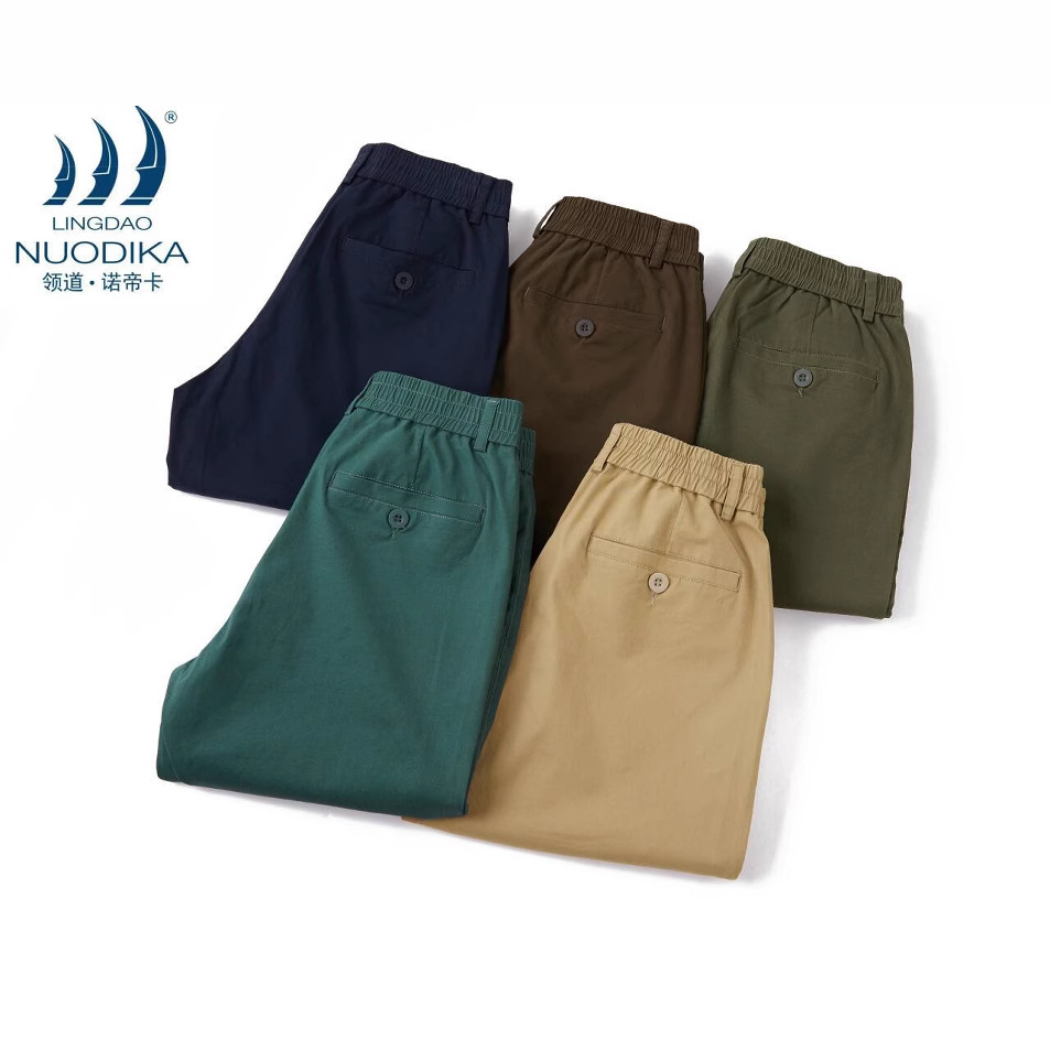 Summer Men's Shorts Thin Pure Cotton Five-Point Pants Trendy American Casual Cargo Pants Large Size Pants