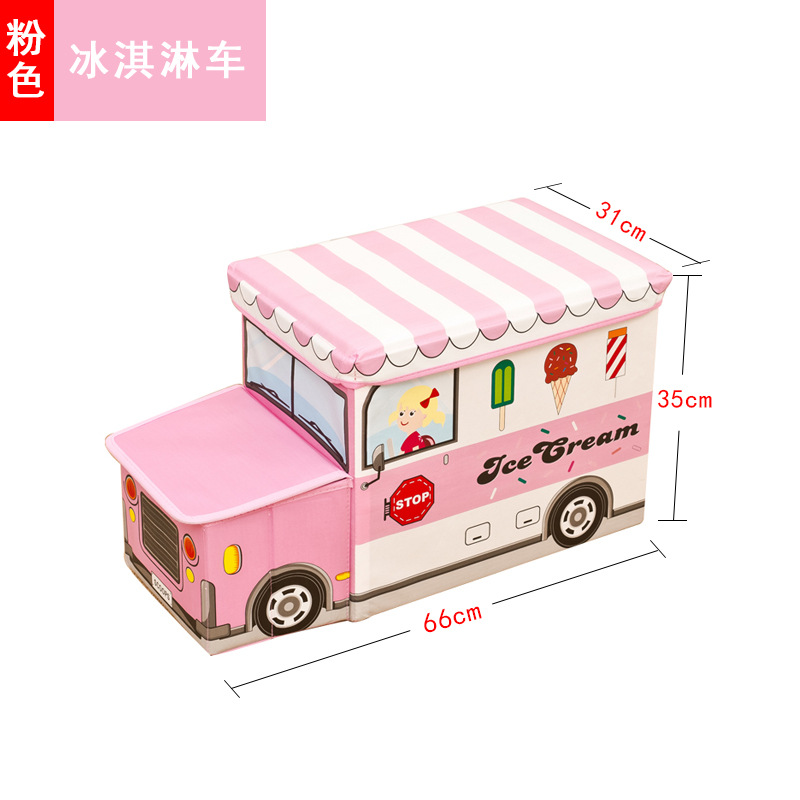 Large pink ice cream car head_normal