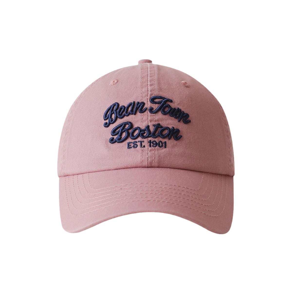 Americano retro suave tapa enarbolada tapa verano puro algodón sol sombrero moda calle tiro bordado gorra de béisbol de los hombres