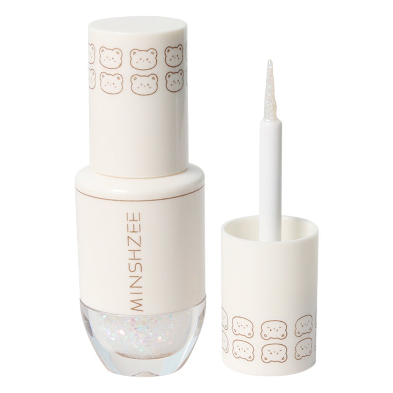 MINSHZEE Ming Xizhi liquid eye shadow a drop of tears sequins glitter mermaid pearl monochrome eye shadow fine flash cross-border