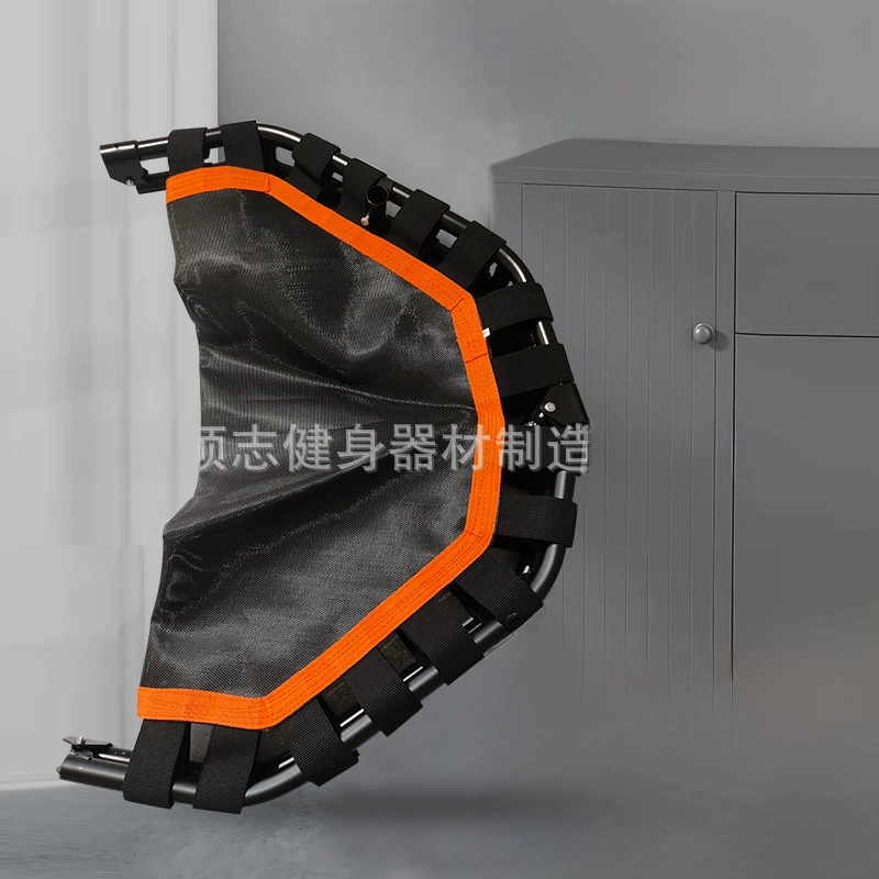 Folding trampoline for gym indoor, street storage system