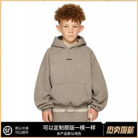 25新款ESSENTIALS高街休闲童装宽松连帽卫衣帽衫秋冬男童女童潮牌