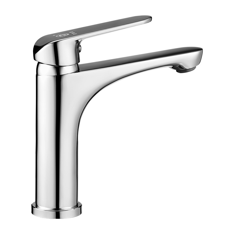 Grifo de lavabo artesanal de cobre antiguo, doble uso para agua fría y caliente, lavabo de baño doméstico, lavabo de encimera, grifo totalmente de cobre.