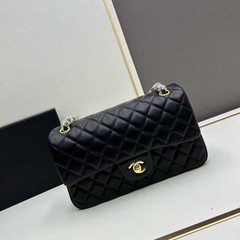 新型CF菱格チェーンの方のデブ羊の皮はキャビアの牛革の本革の女性のカバンを包んで肩の脇の下のカバンを斜めに掛けます。