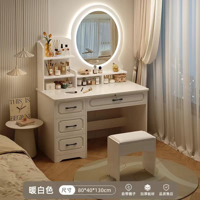 Fábrica directa de dormitorio pequeño simple mesas de vestuario dormitorio simple moderno gabinete de almacenamiento de mesa de vestuario una