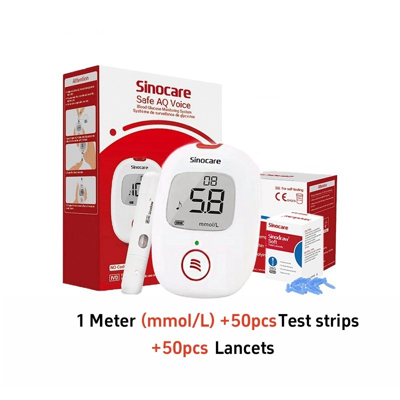 Sinocare Safe AQ Voice 英語音声ブロードキャスト血糖計血糖測定外国貿易輸出|undefined