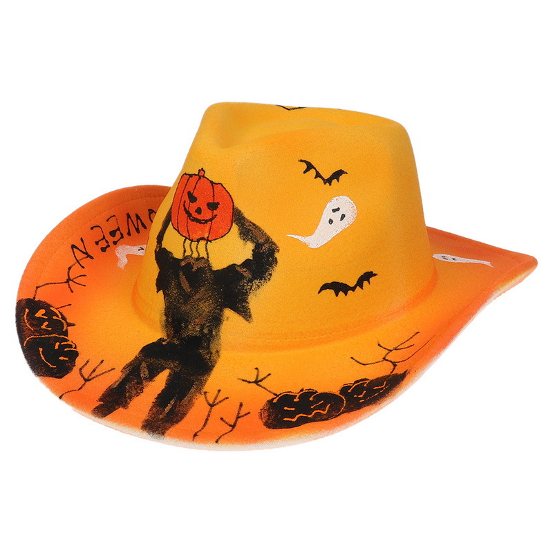 Halloween Party Bunte Ball Leistung Hut Geist Festival Requisiten Cowboy Schneemann Muster_voghion.com