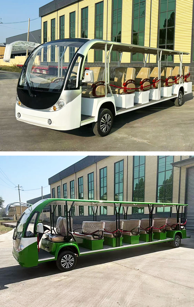 Electric sightseeing bus 11-seat tourist attractions tour bus hotel homestay ferry sightseeing sales office house shuttle bus