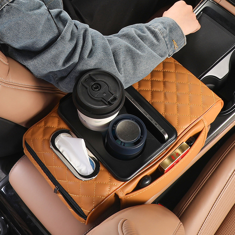Car Storage Box Armrest Box Heightening Pad for Toyota
